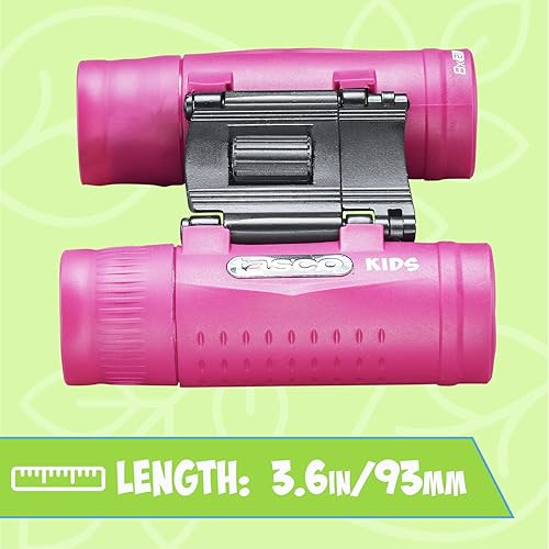 Miniatura 5 de Tasco Prismáticos para niños de 8 x 21 pulgadas, prismáticos compactos para niños de 3 a 12 años, ideales para aventuras, senderismo, campamento,