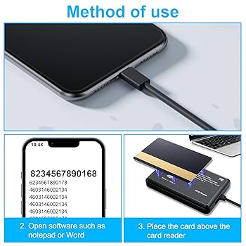 UI3　カード Amazon.com: RFID Card Reader 13.56Mhz Mifare Reader Support