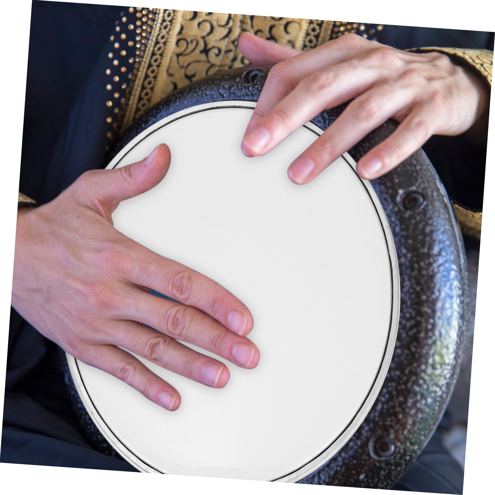 LIFKOME Drum Skin Durable and Easy to Use Jazz Drum Accessory for All Drum Kits Enhances Sound for Beginners and Professionals