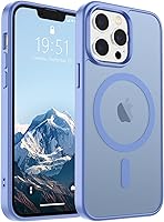 Vista 832 de SUPFINE - Funda magnética para iPhone 13 Pro Max (compatible con MagSafe), (protección contra caídas de grado militar de 10 pies), delgada, Negro