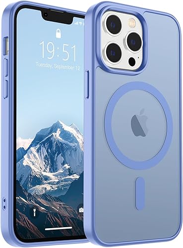 Miniatura 321 de SUPFINE - Funda magnética para iPhone 14 Pro Max (compatible con MagSafe), (protección contra caídas de grado militar de 10 pies), delgada, Negro