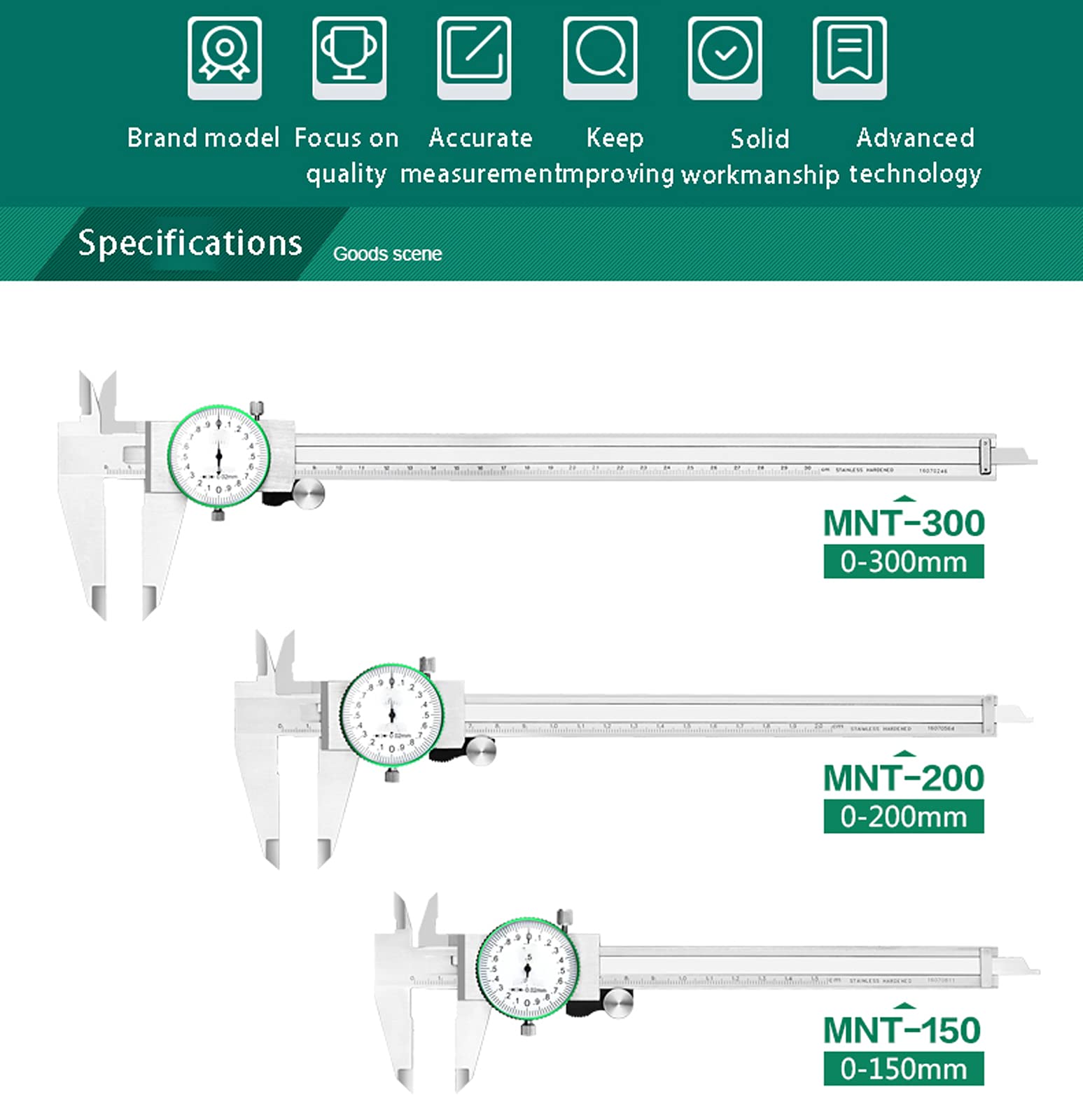 Calibro a Corsoio ad Alta Precisione con Schermo LCD in Metallo in Acciaio Inossidabile Righello di Misurazione di Precisione per Progettisti, Ingegneri e Meccanici(Size:0-150mm)