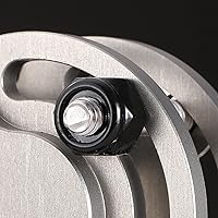 Vista 5 de 5/16-18 Tuercas de bloqueo hexagonales de nailon 5/16-18, 50 tuercas de seguridad de acero inoxidable 304, accionamiento hexagonal, acabado