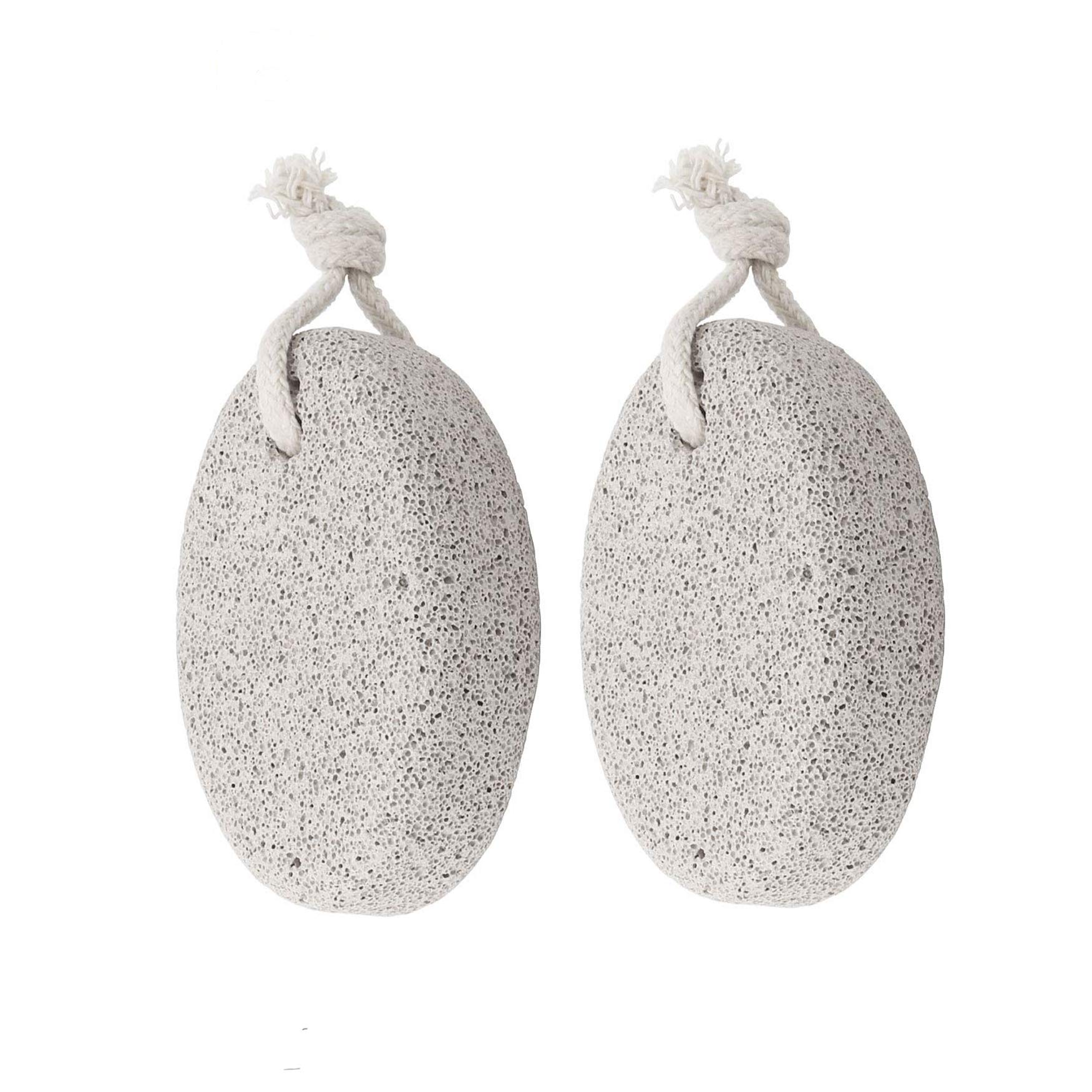 The Shine Store Pumice Stone Foot Feet Body Cleaning for Man and Women Combo Set of 2 (Ovel)