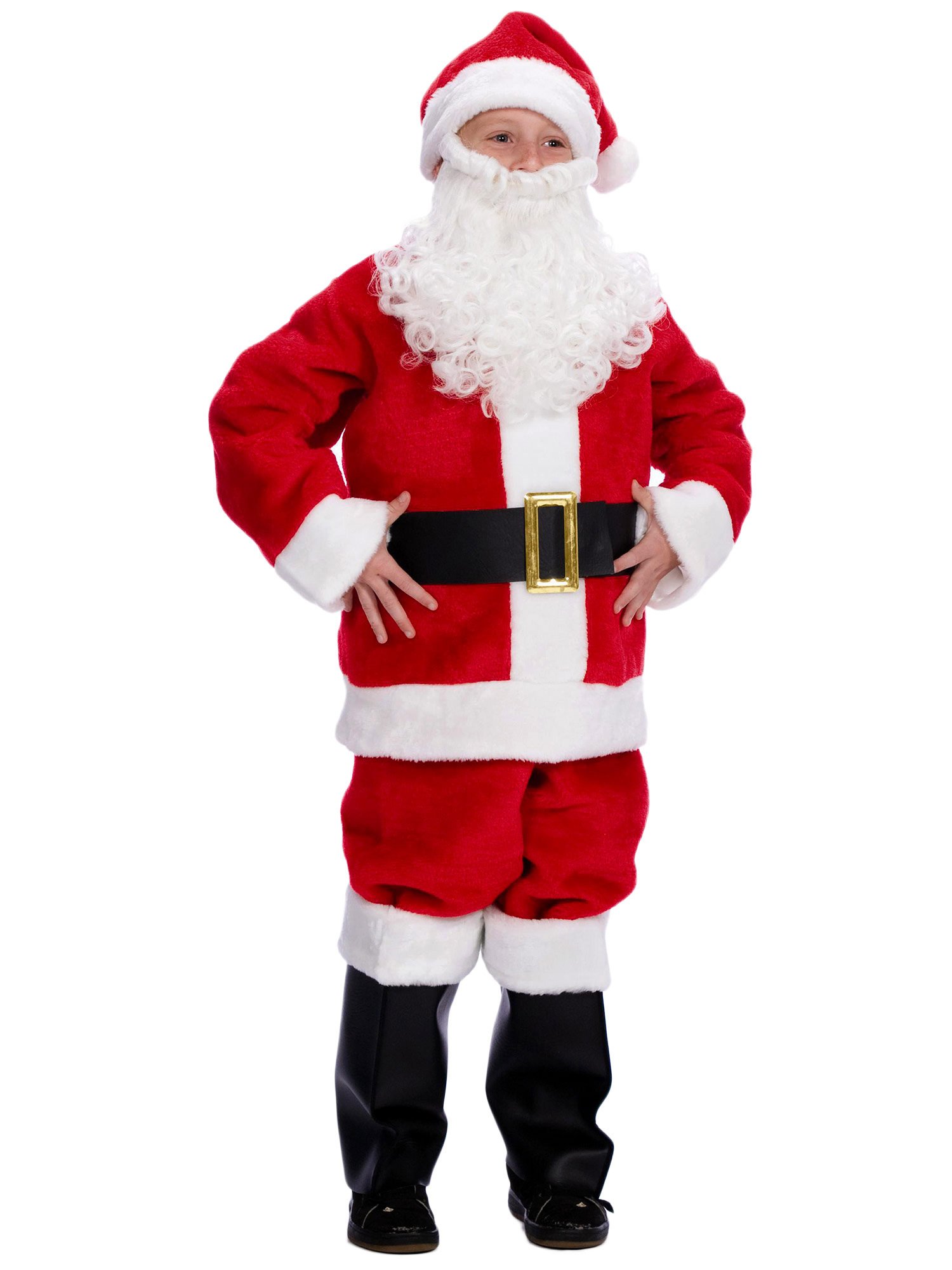 Child Santa Claus Suit Costume 14-16