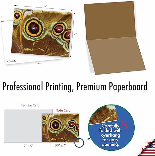 Miniatura 9 de The Best Card Company - Juego de 10 cajas de notas en blanco surtidas de 4 x 5.12 pulgadas con sobres (10 diseños, 1 cada uno) en caja de tarjetas