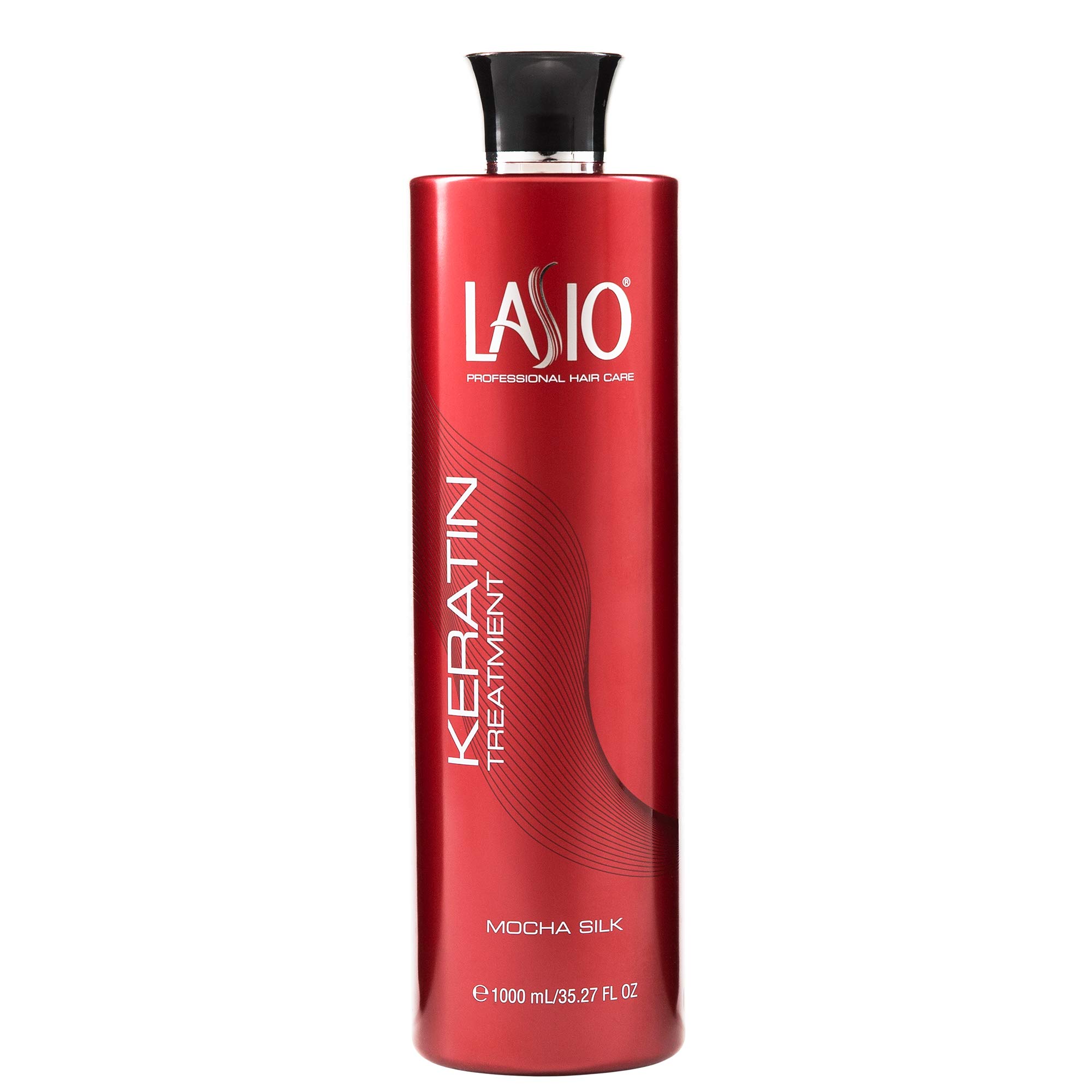 Lasio Keratin Treatment Mocha Silk 35.27 Fl. Oz. | Hydrated frizz-free hair | Infused with Cacao Oil