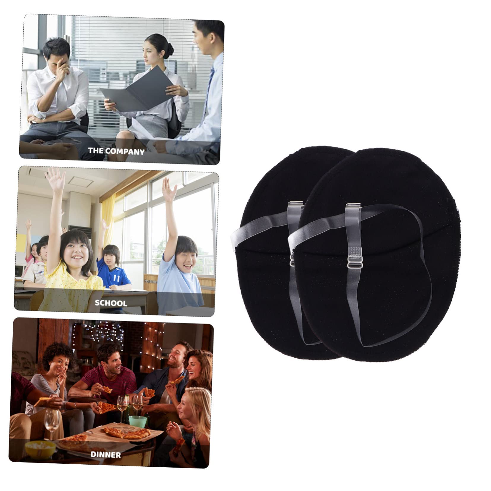 Didiseaon Underarm Pads for Sweat Quick-dry Cotton Armpit Guards Bra Sweat Liners for Women