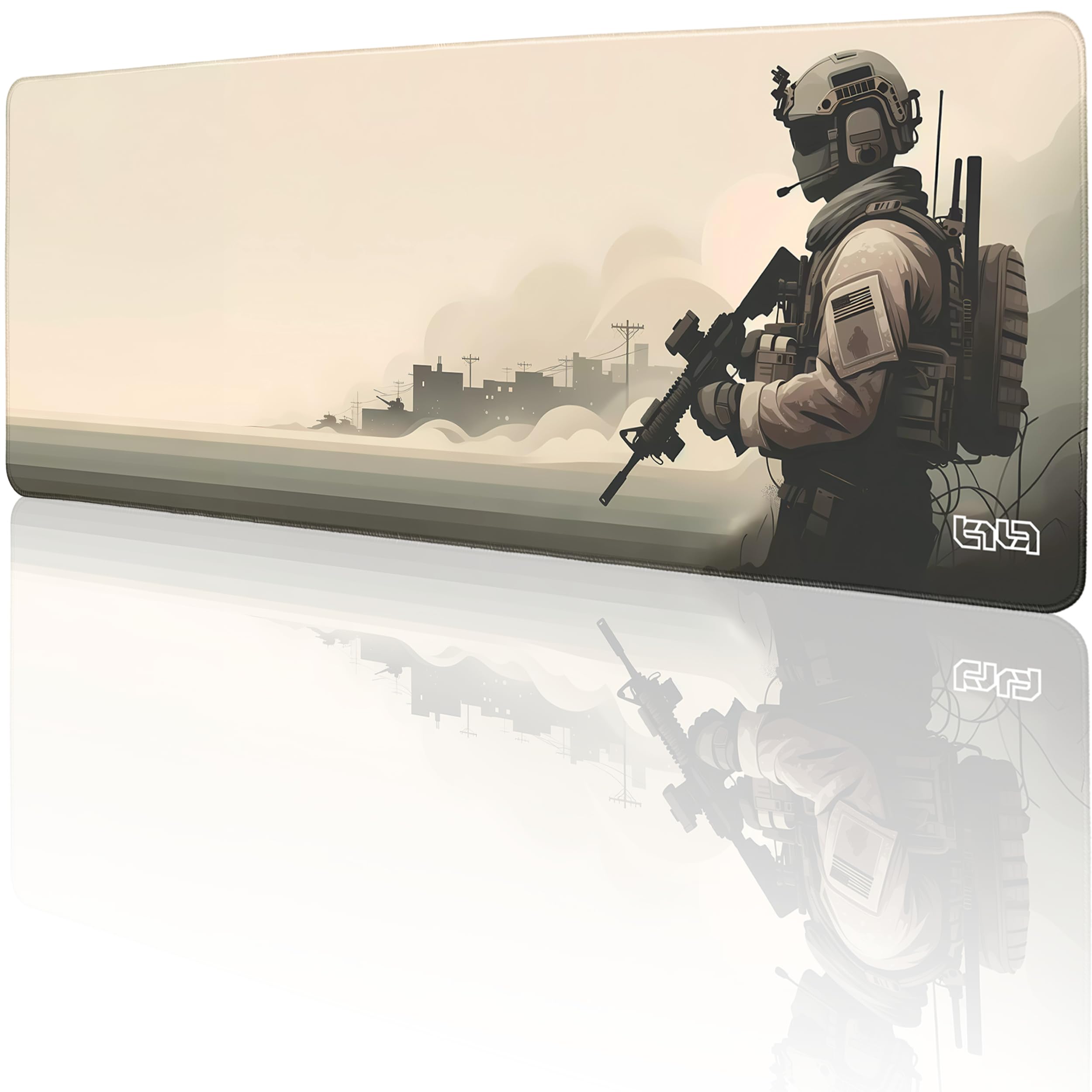 Tilt Tappetino Mouse XXL 80x30cm Antiscivolo Con Supporto Polso - Impermeabile E Cucito A Mano