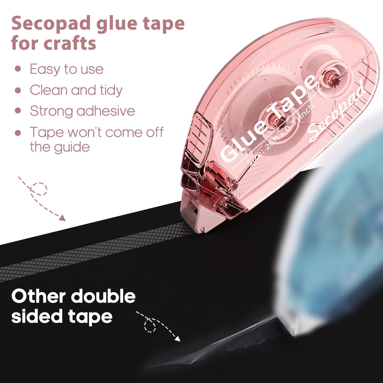 Secopad Scrapbook Tape - 8 Pack -2