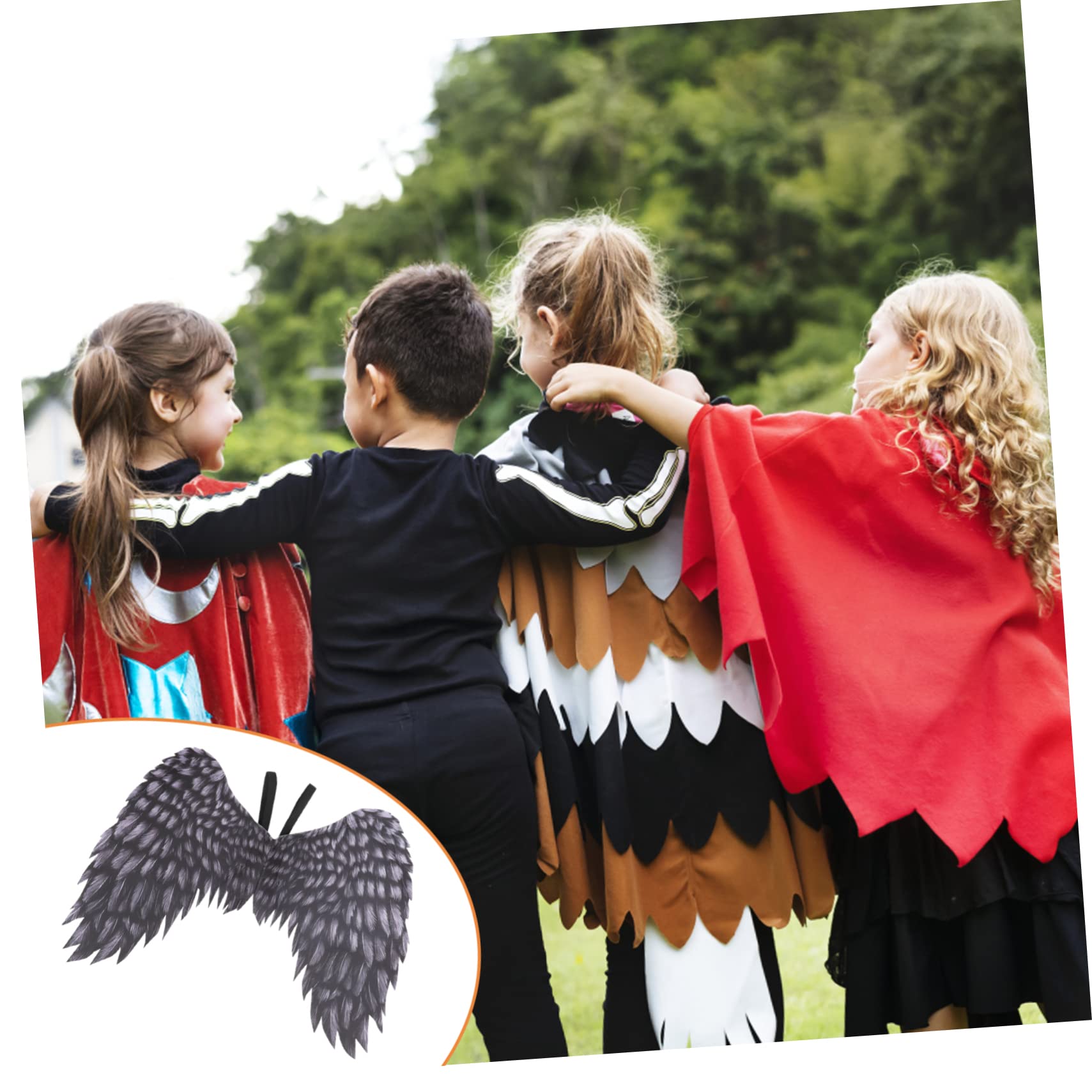 Da Angeli Cosplay Tessuto Non Tessuto Accessorio Per Costumi Di Feste e Performance Teatrali Per Natale e Cerimonie Design Elegante e Leggero