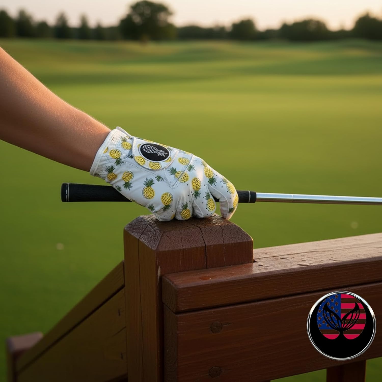 Pineapple Funny Golf Glove – Men's Premium Japanese Synthetic Leather with Cabretta Leather Palms Durable Weather Grip LH RH Sizes Perfect Golfer Gift - Image 7