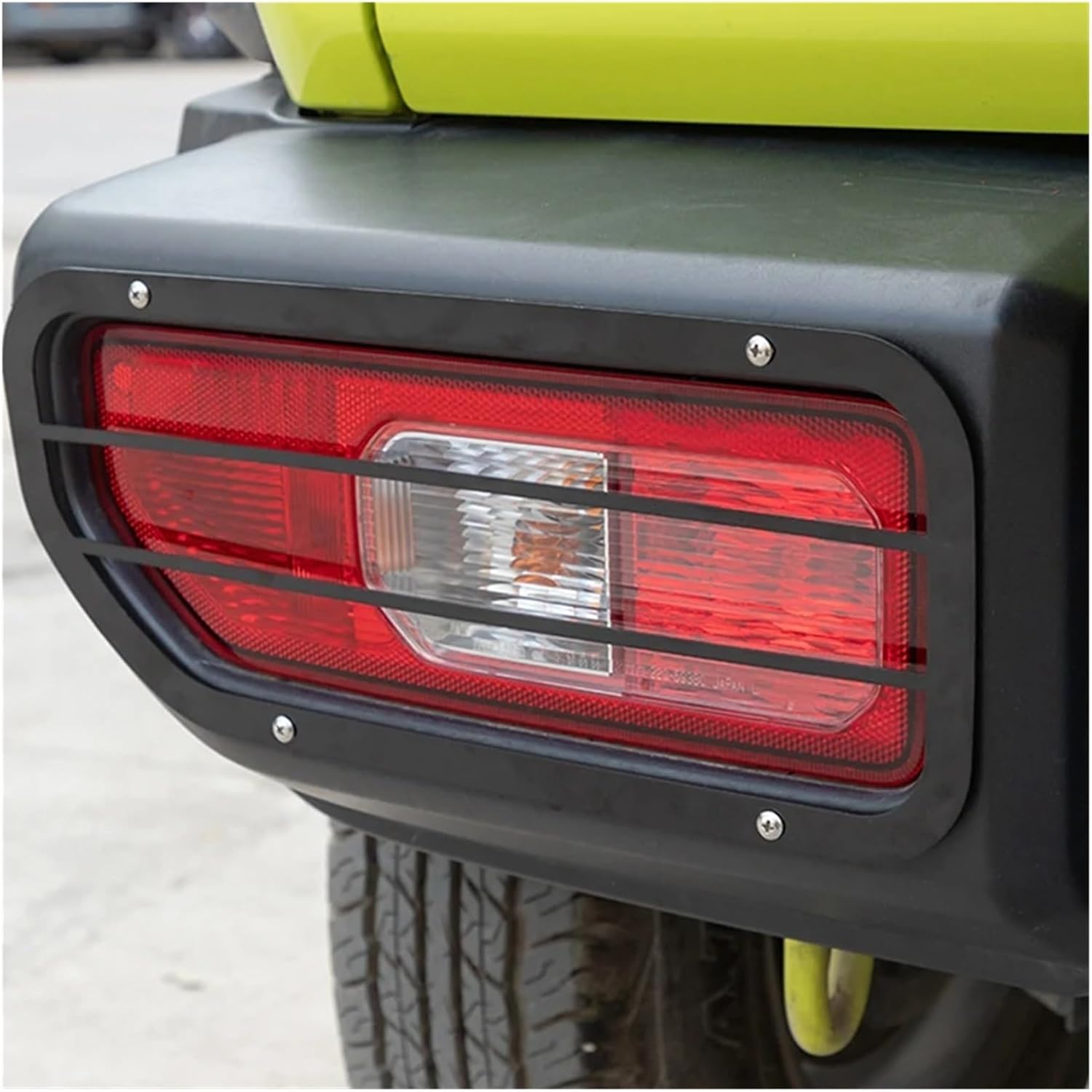 Compatible For Suzuki Jimny JB74 Car Tail Light Cover Rear Lamp Guards Decoration Accessories Compatible For Suzuki Jimny 2019-2021,Black