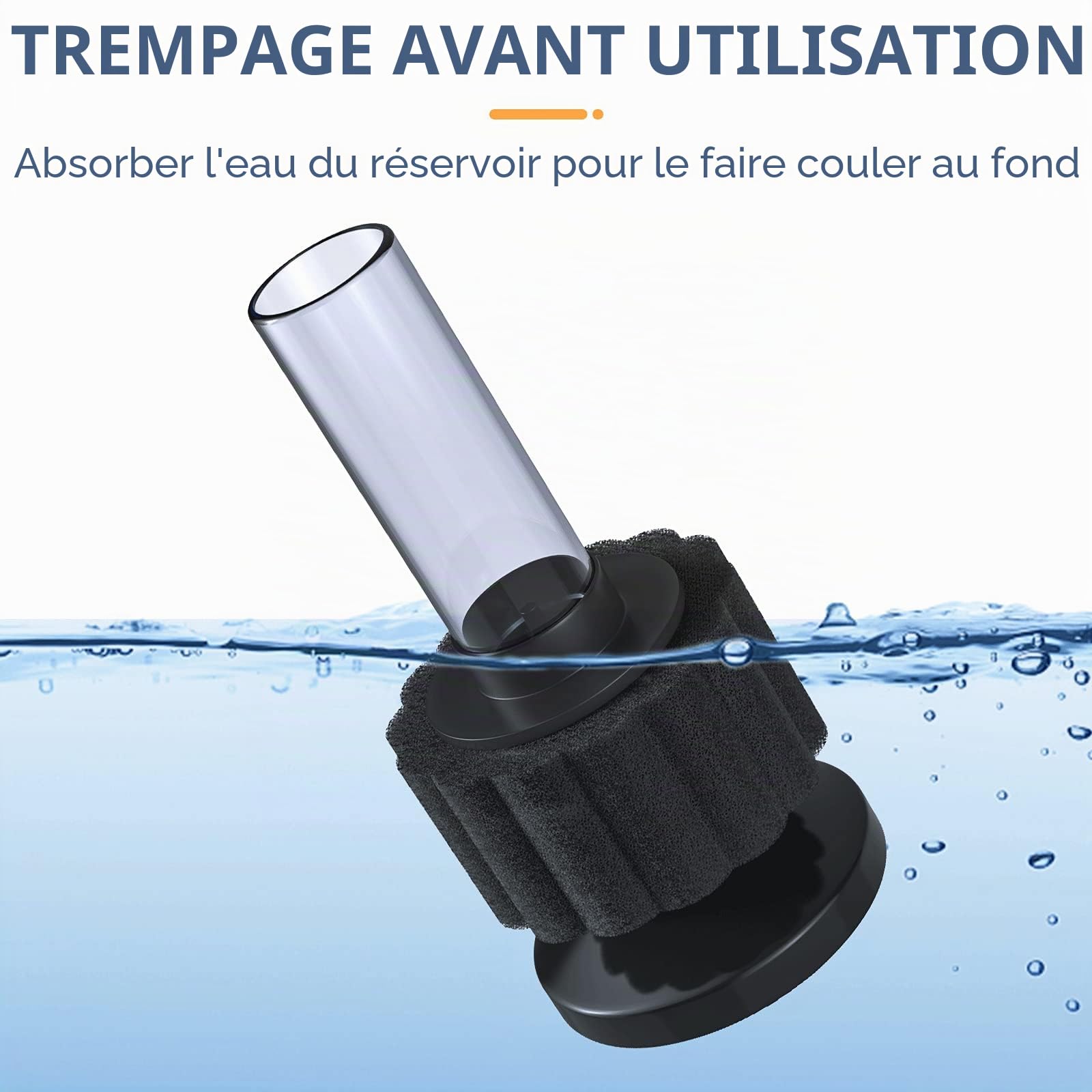 Pawfly Filtre éponge d'aquarium Aquarium Nano Bio Filtre à Éponge Silencieux Betta Kit De Filtre en Mousse pour Crevettes Frites avec Tuyau d'Aération pour Petits Aquariums Jusqu'à 12 litres