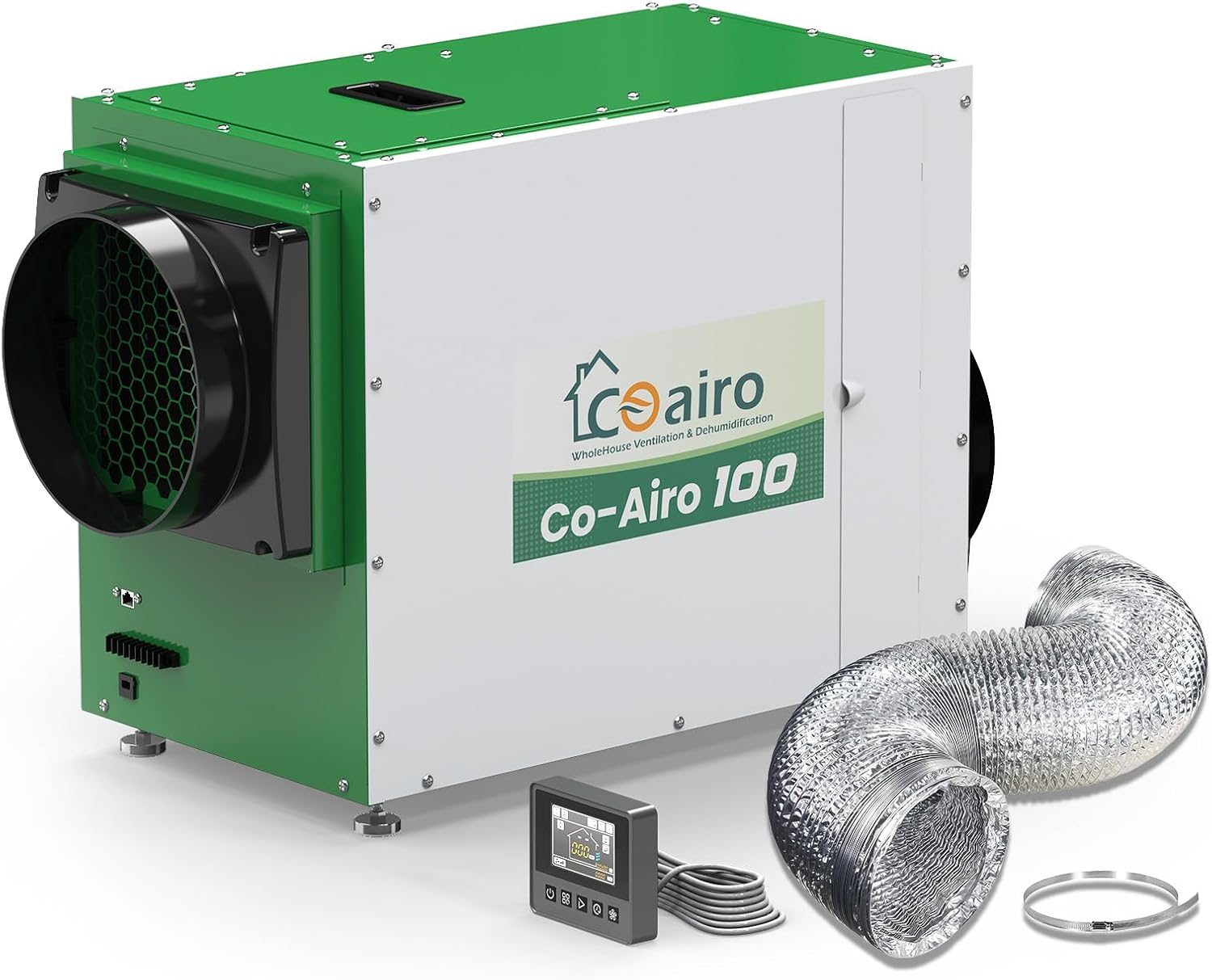 Whole House Dehumidifier 90 Pint with 10" Aluminum foil Outlet - B0F37SXN41