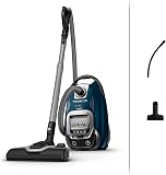 ROWENTA Silence Force Effitech Aspirateur avec Sac, Silencieux 57 DB(A), Basse consommation, Haute Filtration, Rayon d'action 12 m, Fabriqué en France RO7451EA, Bleu - 1