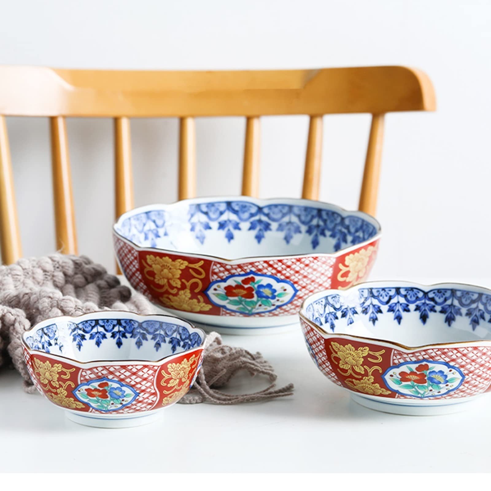Salaterka miska do makaronu kuchnia kreatywne miski deserowe, ceramiczne miski do zupy, duże miski do ramenu, miski do sałatki, płatki owsiane, miski na przystawki zupy i sałatki (kolor: A)