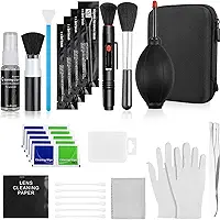 Kit de Limpeza Multipropósito para Câmeras DSLR Lentes Sensores Computadores Celulares e Ópticas Precisão - Design Portátil Ergonômico com Componentes