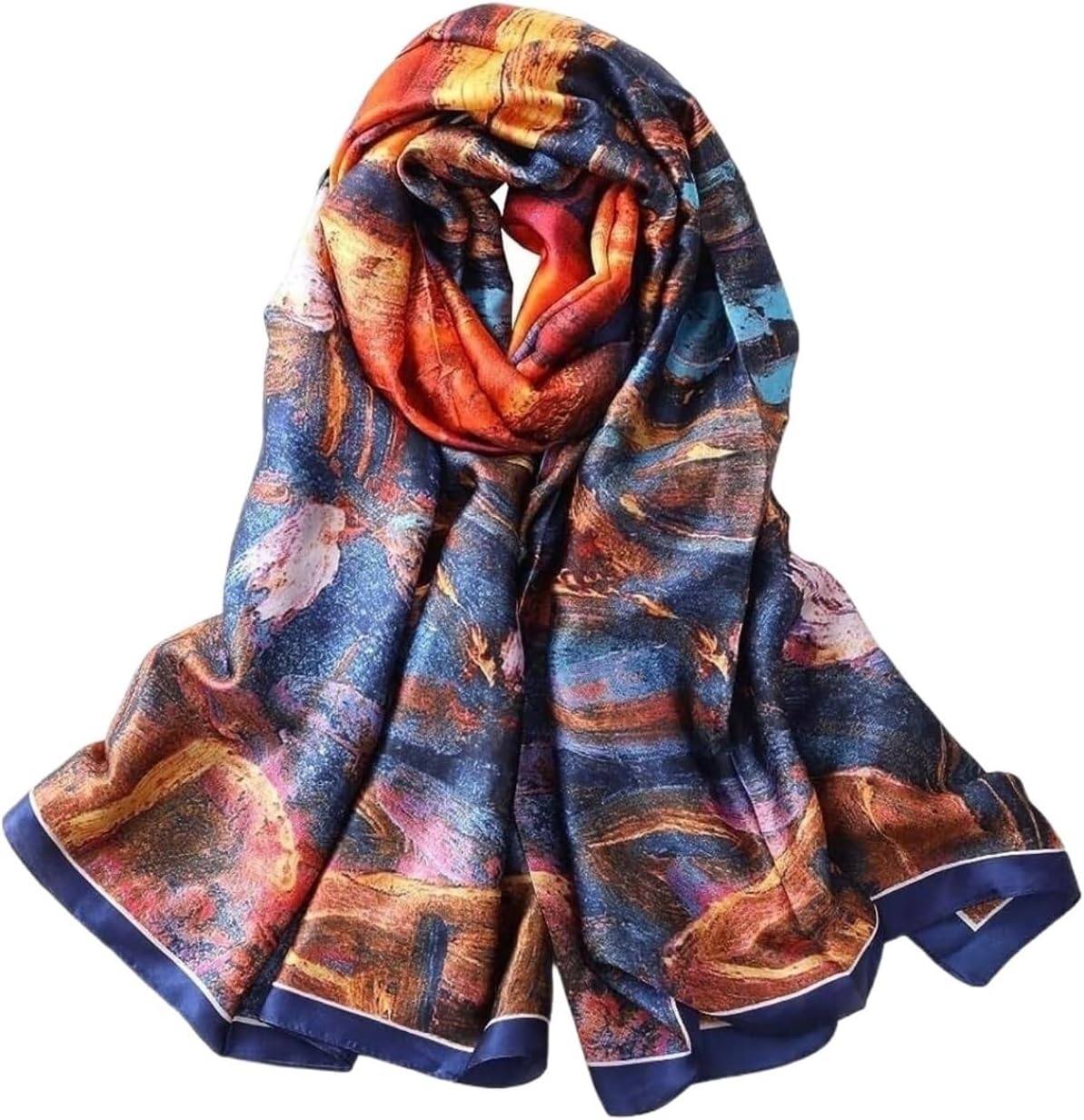 Scarf Winter Warm, Soft, Polyester Scarf Wild Wrap Lightweight Soft Long Shawls For Women Classic Design