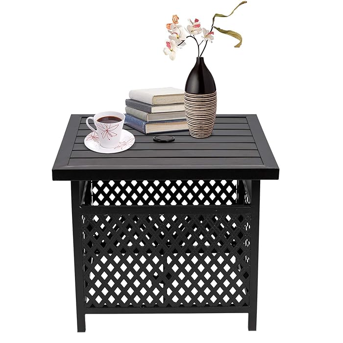 Buy Patiomore Outdoor Patio Umbrella Side Table Stand, Outdoor Bistro