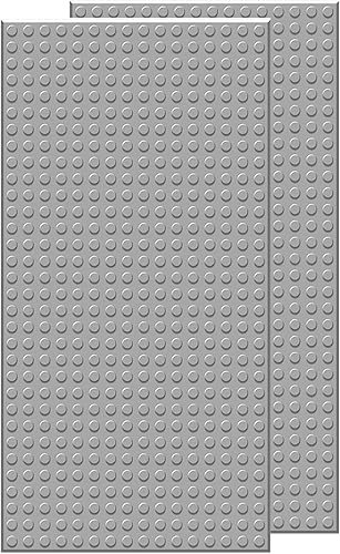 Miniatura 10 de EKIND 4 placas base de construcción clásicas de 5 x 10 pulgadas, compatibles con bloques de ladrillo de construcción, todas las principales marcas