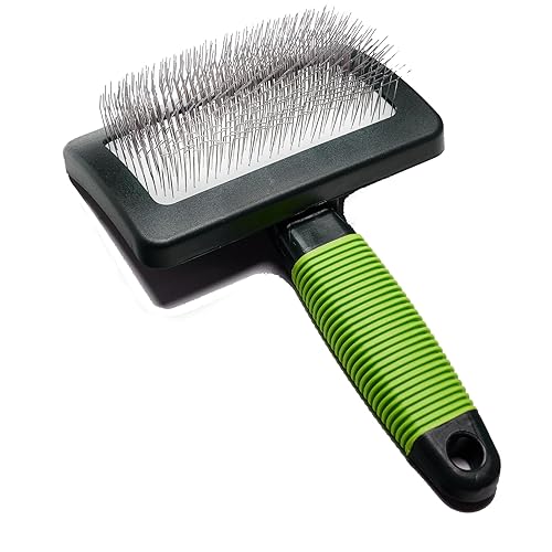 Miniatura 10 de Pines universales extralargos con mango de goma, cepillo para perros grandes, cepillo para perros grandes, cepillo para perros y mascotas, pasadores