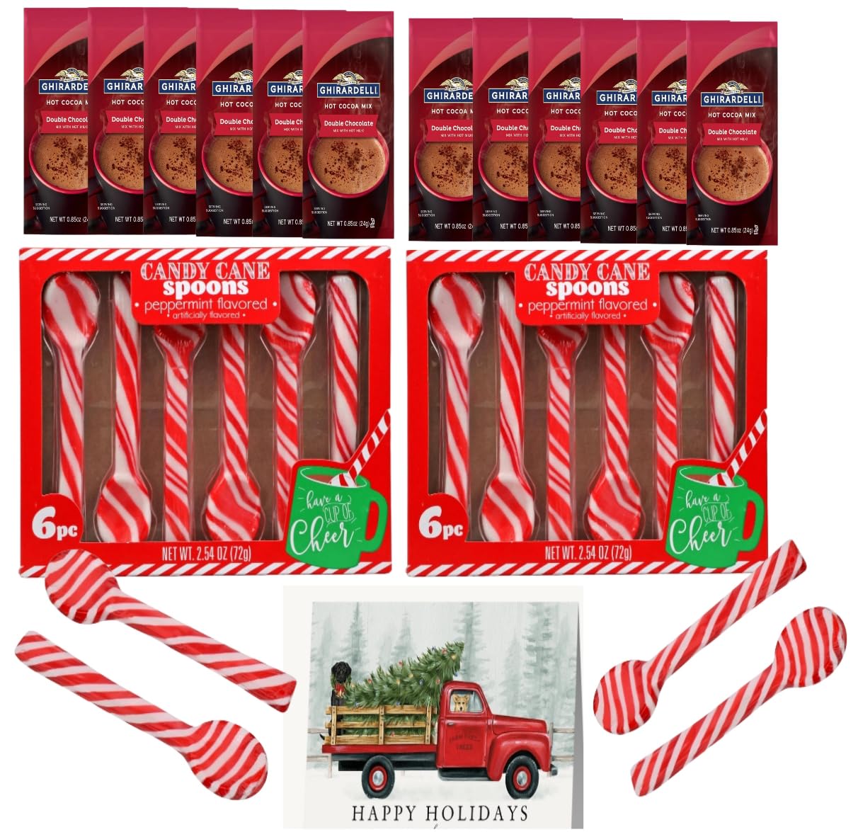 HOT COCOA MIX 12 Double Chocolate Envelopes Plus 12