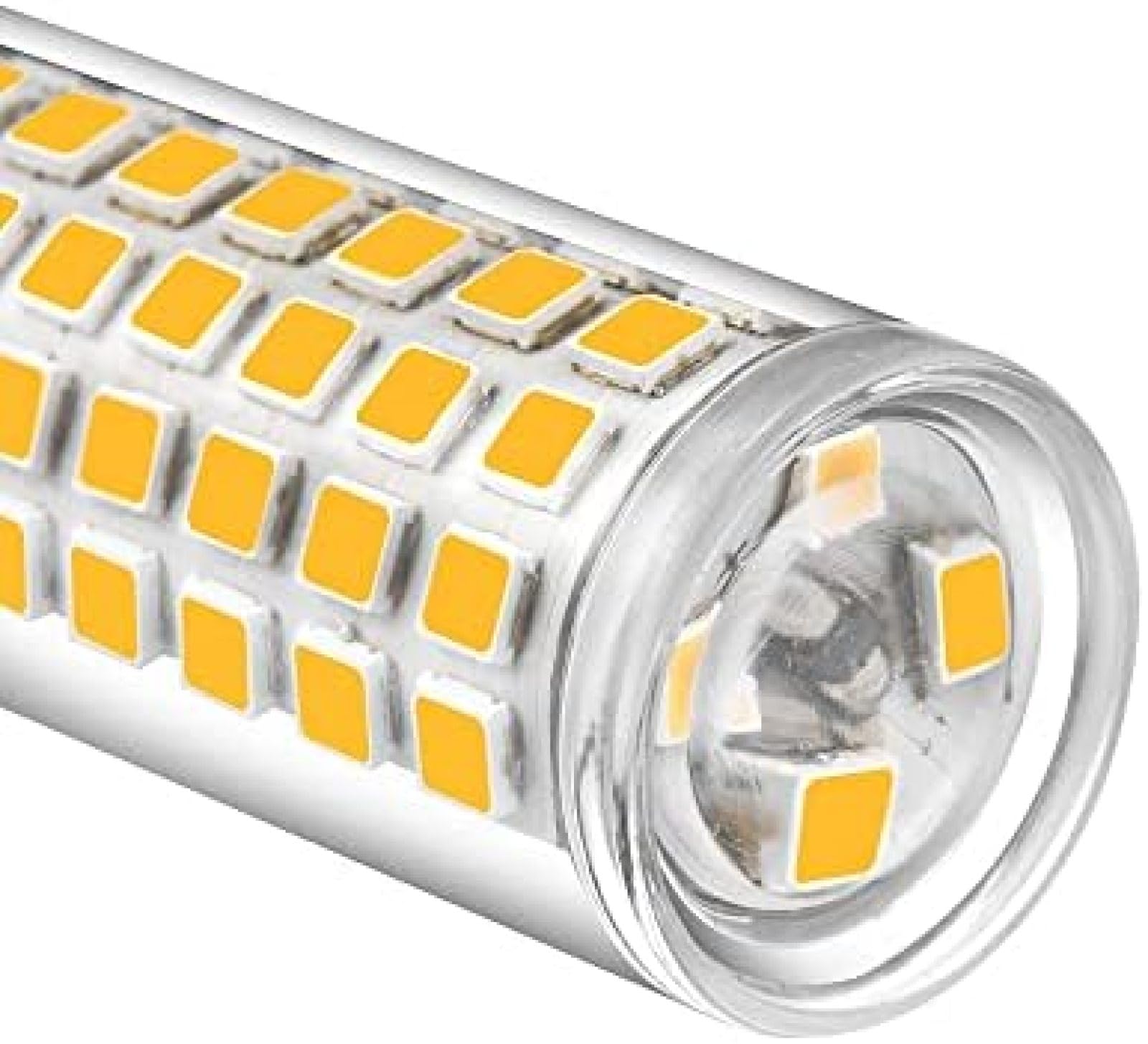 Luces De Amplio Voltaje 10 Unids/Lote G9 Luz De Maíz Led Sin Parpadeo Cerámica 2835-100LED 10W AC100-240V Bombilla Led G9 Lámpara De Ahorro De Energía Bombillas para El Hogar,Blanco Natural 4000-4