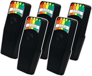 5 Pack EMF Meter Ghost Hunting Equipment Kit, EMF Magnetic Field Detector, Portable Electromagnetic Field, Ghost Hunting Paranormal Equipment Tester EMF Reader with LED Display, Black