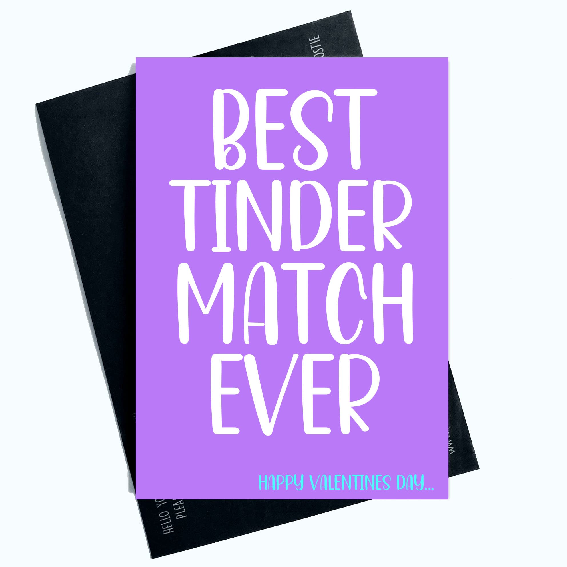 Funny Cards Best Dating Match Ever Valentines Day Card Joke Laughter Fun Novelty Purple SP28