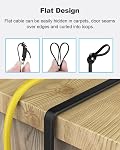 Yauhody Cat6 Ethernet Patch Cable - Network Internet Cord - Snagless RJ45 Connector, 250MHz, 1000Mbps,UTP, Pure Bare Copper Wire for PC,TV, printers, routers, PS5, PS4, switch boxes(3ft 6 Pack, Black)