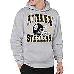 Junk Food Clothing x NFL - Pittsburgh Steelers - Team Helmet - Unisex Adult Pullover Fleece Hoodie for Men and Women - Size XX-Large