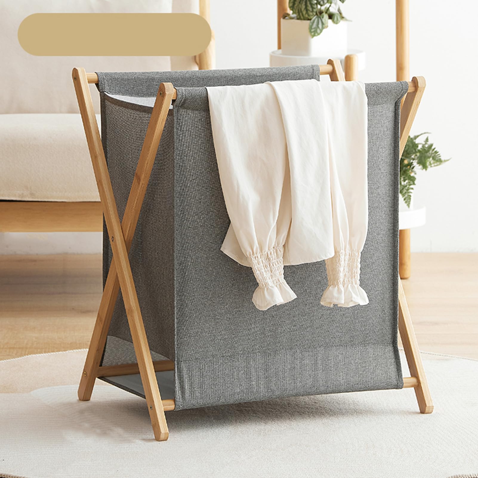 Dirty Clothes Hamper, Dirty Clothes Basket, Home Bedroom Scandinavia, Foldable Nan Bamboo, Storage Dirty Clothes Storage Basket, Storage Basket