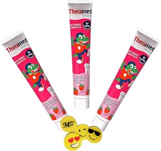 Thera-Med Junior Erdbeer-Zahnpasta 3x75ml, ab 6 J.