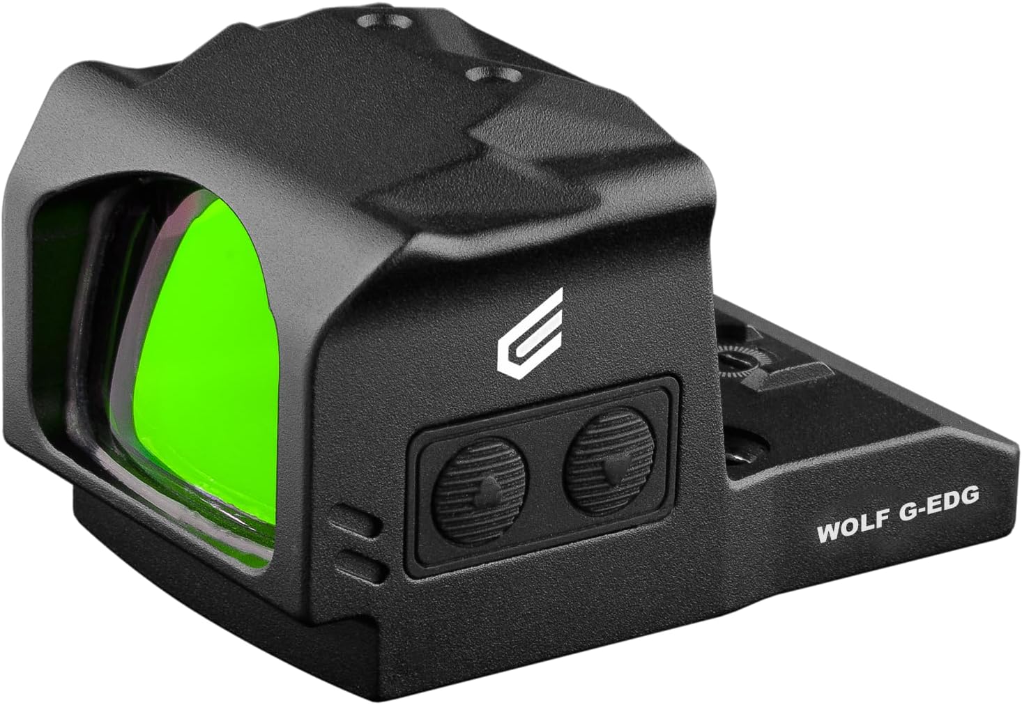 Cyelee Wolf G-EDG Drop-Proof Enclosed Green Dot Sight for RMR/507C Footprint - 3 MOA Reflex Sight with Motion Deactivated Standby(Similiar to Shake Awake)