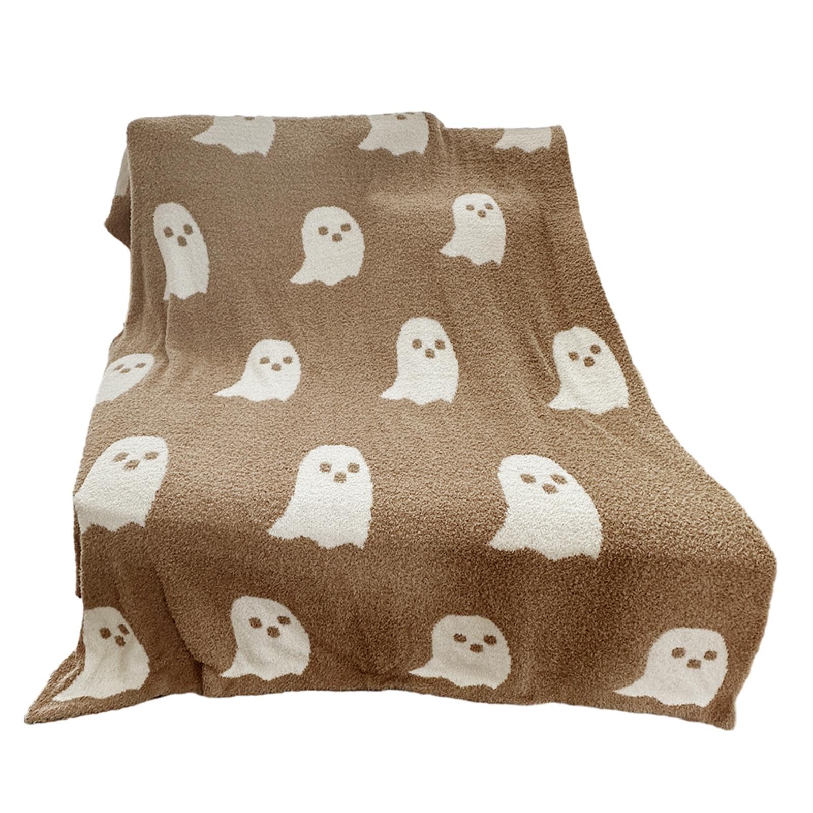 Bnf® Ghosts Design Blanket Keep Warm Travel Blankets for All Season Sofas Couches Khaki 130cmx180cm|Home & Garden | Bedding | Blankets & Throws-image-20