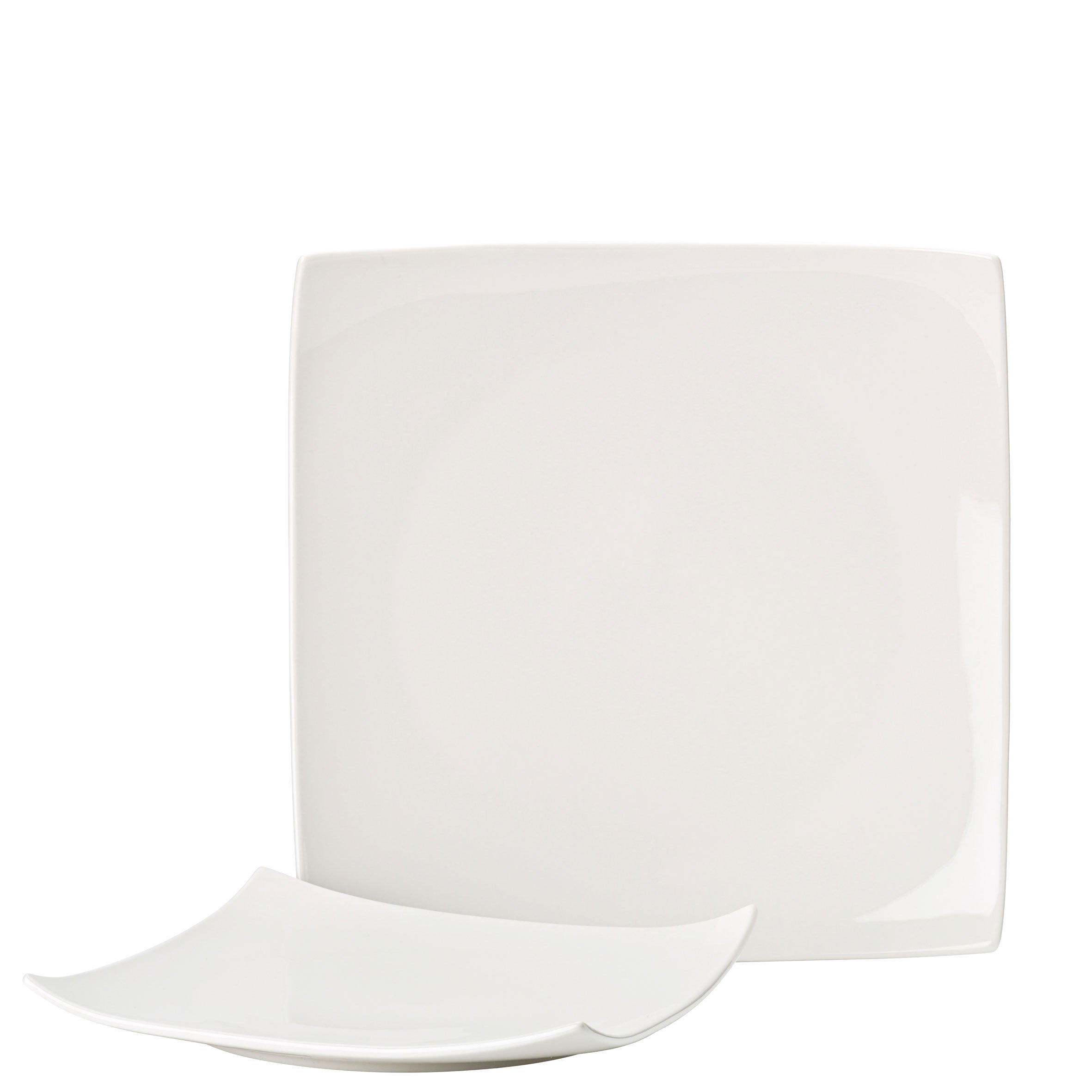 Utopia Pure White, E10002-000000-B06018, Square Plate 8" (20.5cm) (Box of 18)