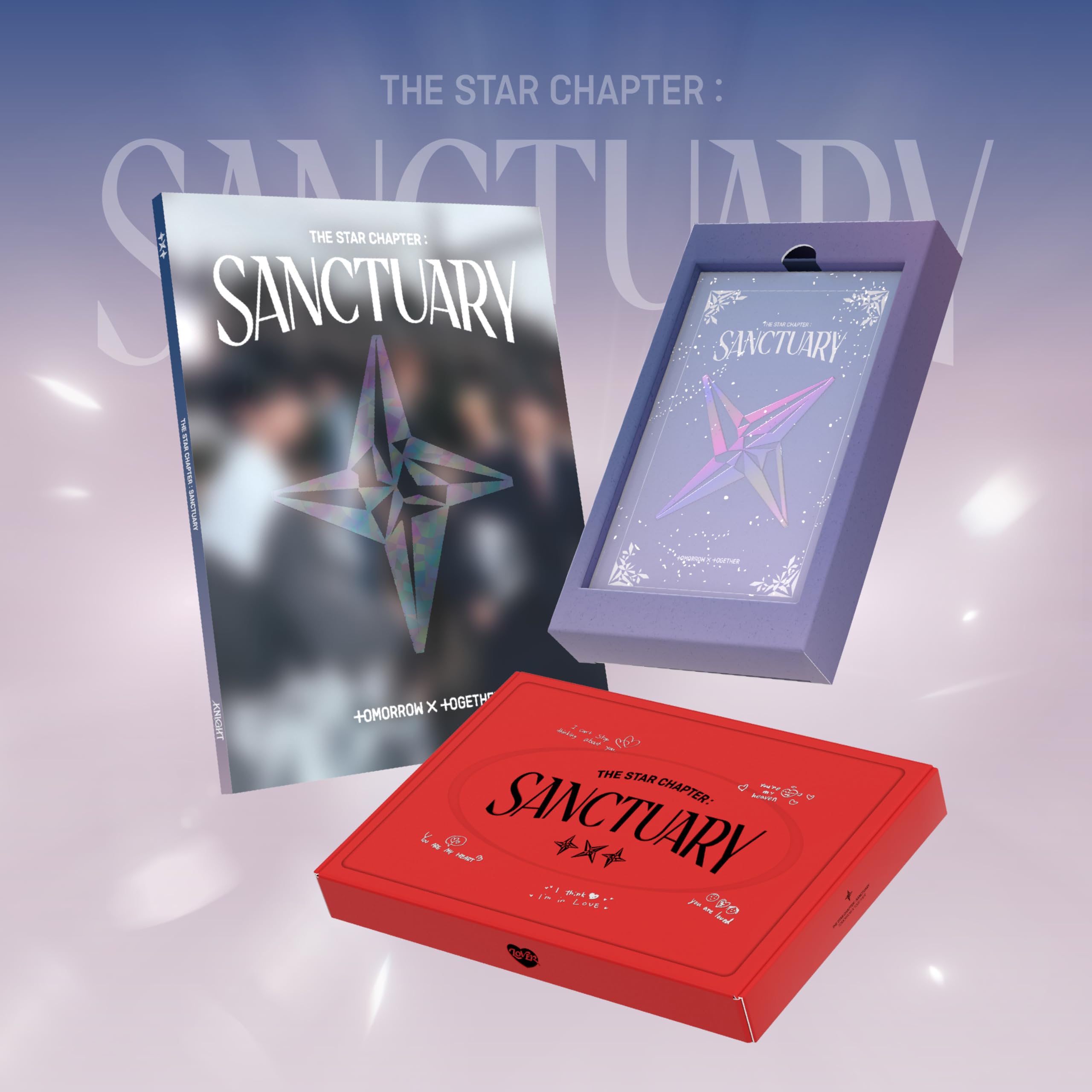 TXT [THE STAR CHAPTER: SANCTUARY 3 SET (KNIGHT / SAVIOR / LOVER ver.) ]（韓国盤）