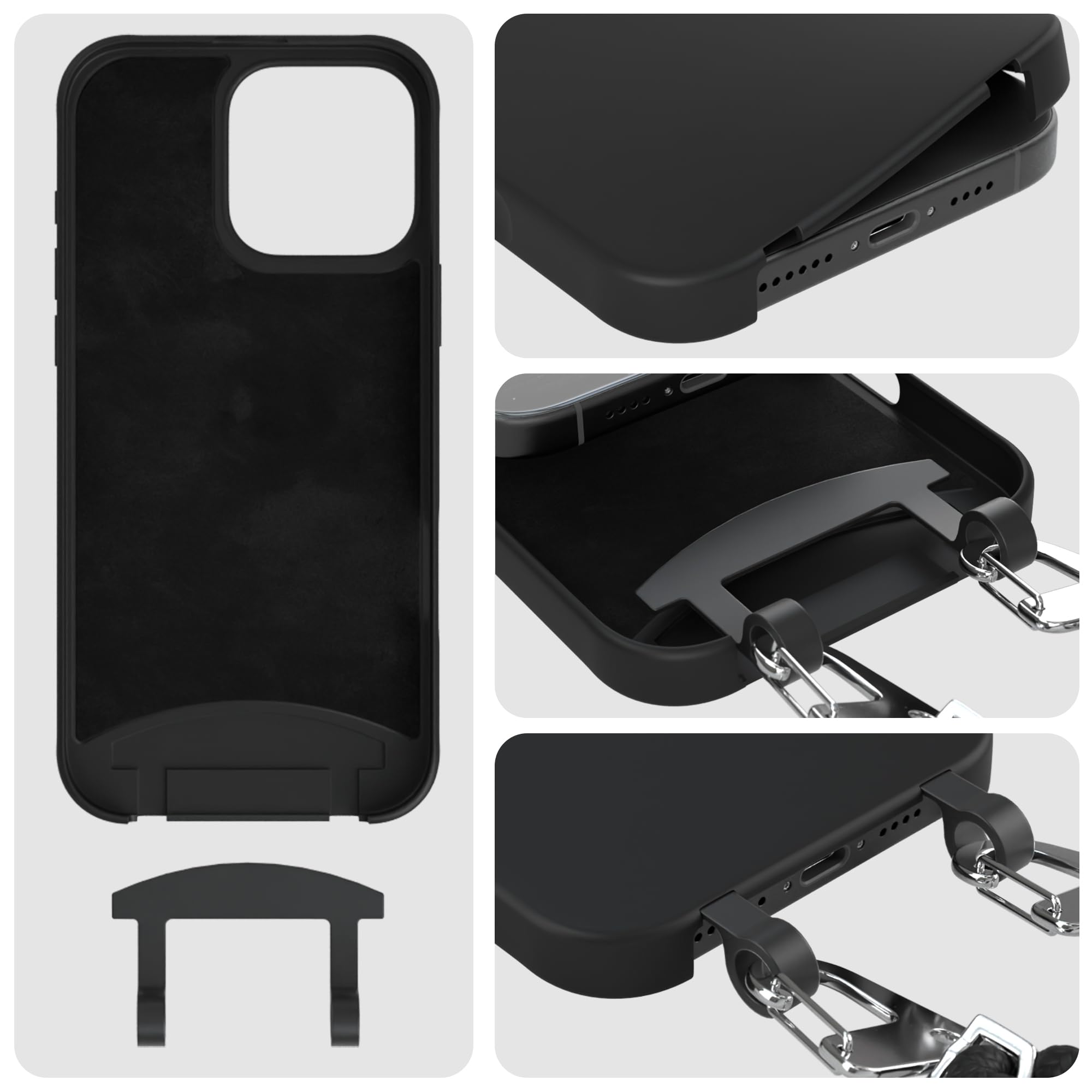 Custodia EAZY CASE 2 In 1 Con Cordino Per IPhone 11 Pro Max - Colore Bacca, Silicone - 2