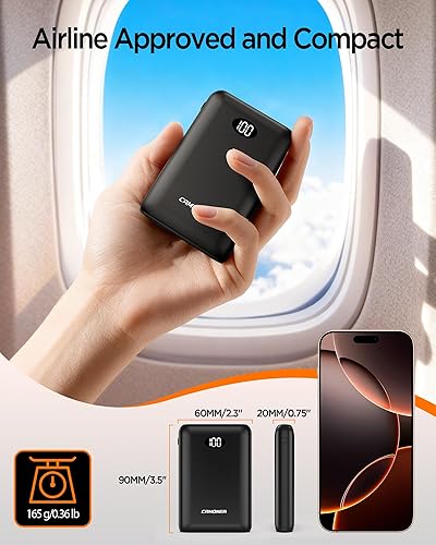 Miniatura 7 de Banco de energía de 5 V 10000 mAh para chaleco calentado, batería de chaqueta calentada con puertos de salida CC y USB, recarga rápida