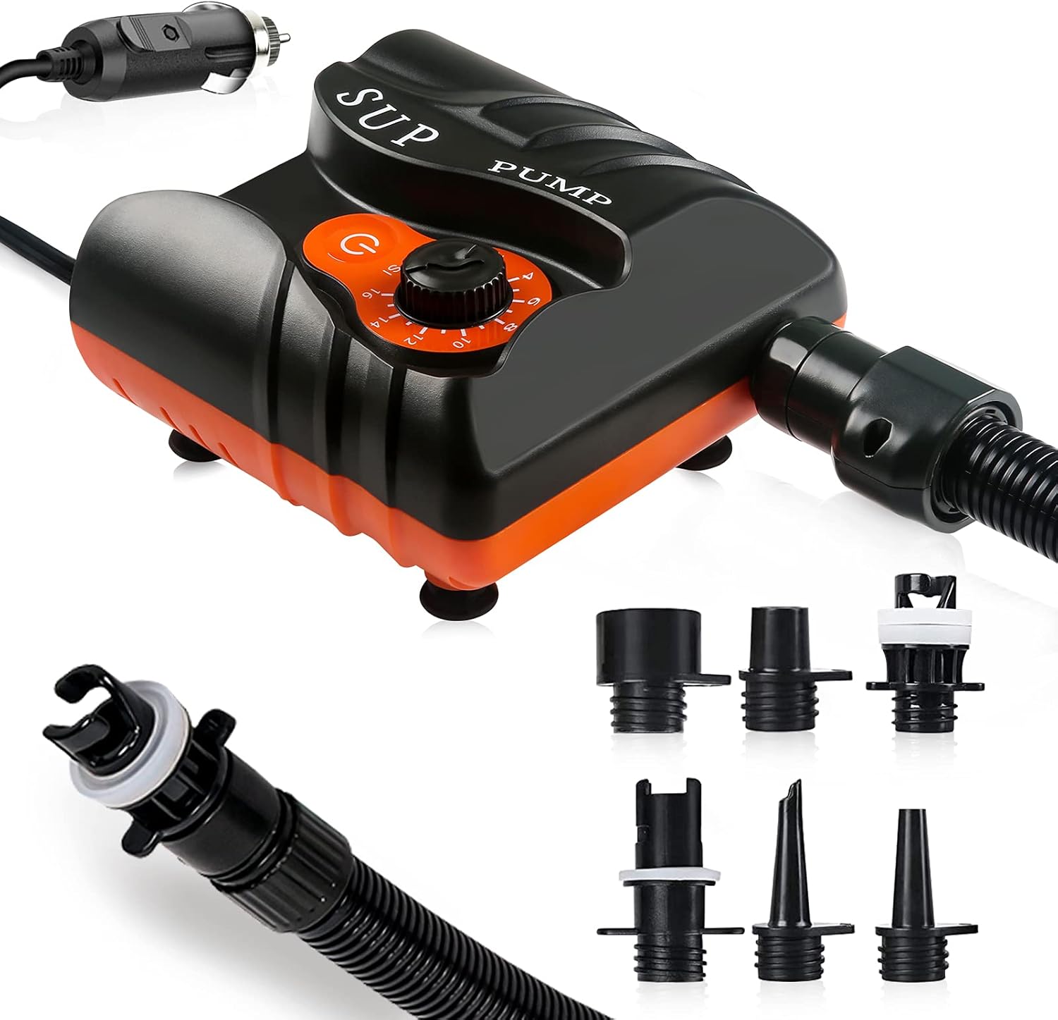 AOLVO Electric Air Pump for Inflatable Boat, SUP Pump