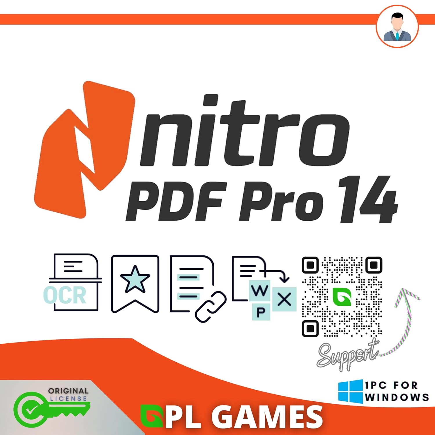 Nitro PDF 14 Pro Latest Genuine PDF Editing Software (Lifetime / 1 PC)