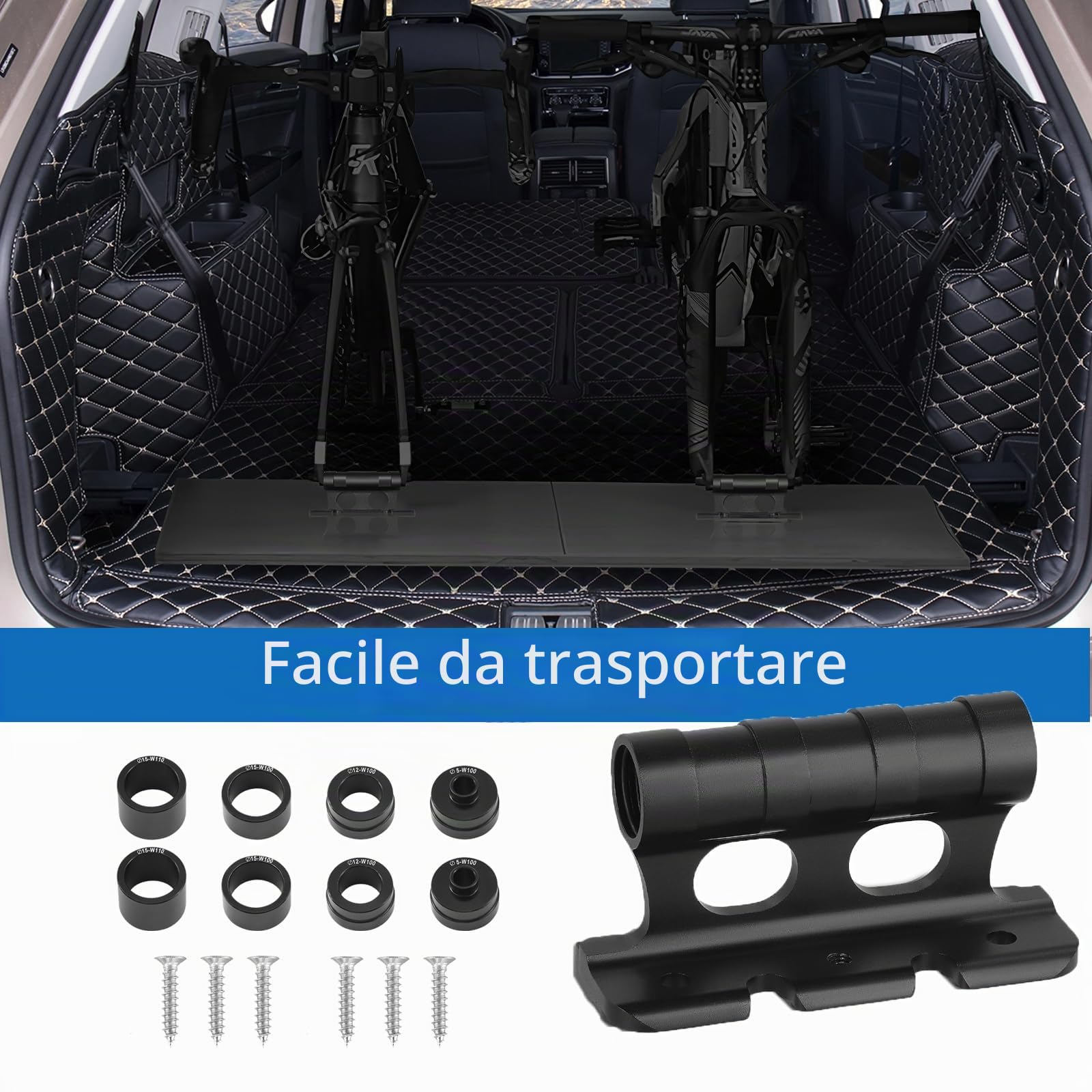 Supporto per forcella per bici M5x100mm M12x100mm M15x100mm M15x110mm