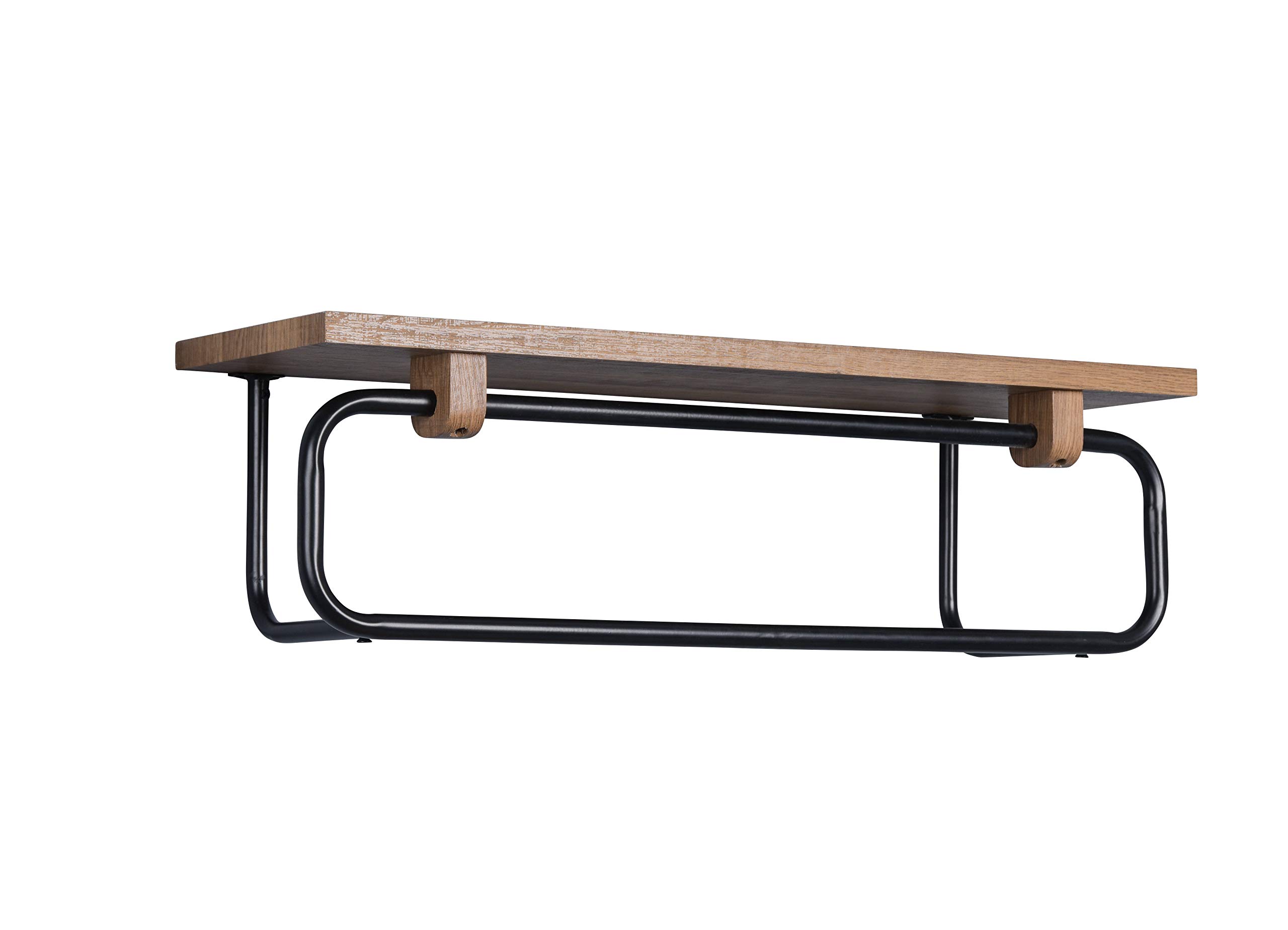 Maison Exclusive - Appendiabiti Nero 100x45,5x150 cm Legno Massello di