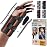 DR. BRACE Adjustable Wrist Brace Night Support for Carpal Tunnel, Doctor Developed, Upgraded with Double Splint & Therapeutic Cushion,Hand Brace for Pain Relief,Injuries,Sprains (S/M Right Hand, Black-Orange)