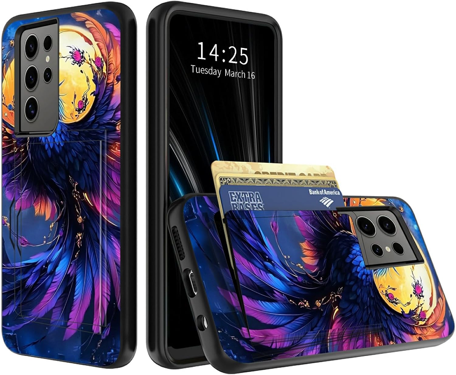 Amazon.com: BWEGRHE Celestial Phoenix in Moonlight for Samsung Galaxy ...