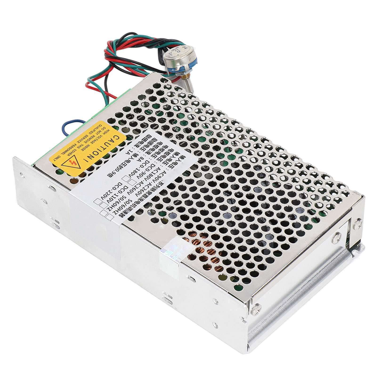Controlador de Motor de CC, Controlador de Velocidad de Motor de Arranque Suave de Potencia Más Fuerte de Alta Potencia con Botón para Equipos de Automatización (CA 180~260V-CC 0~180V)