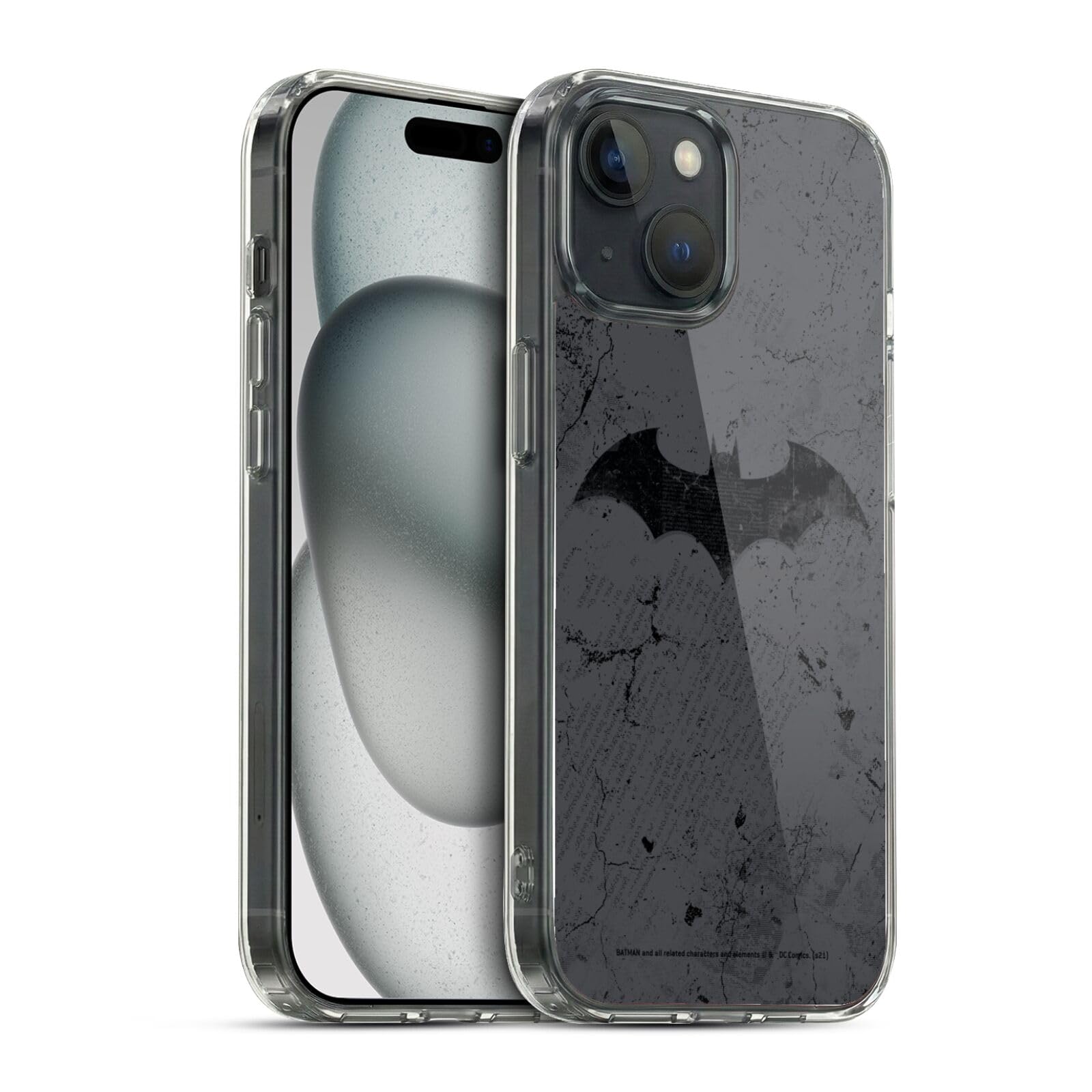 Funda Batman para iPhone 15 Evita Arañazos con esta Carcasa de Gel Suave de DC Comics 7