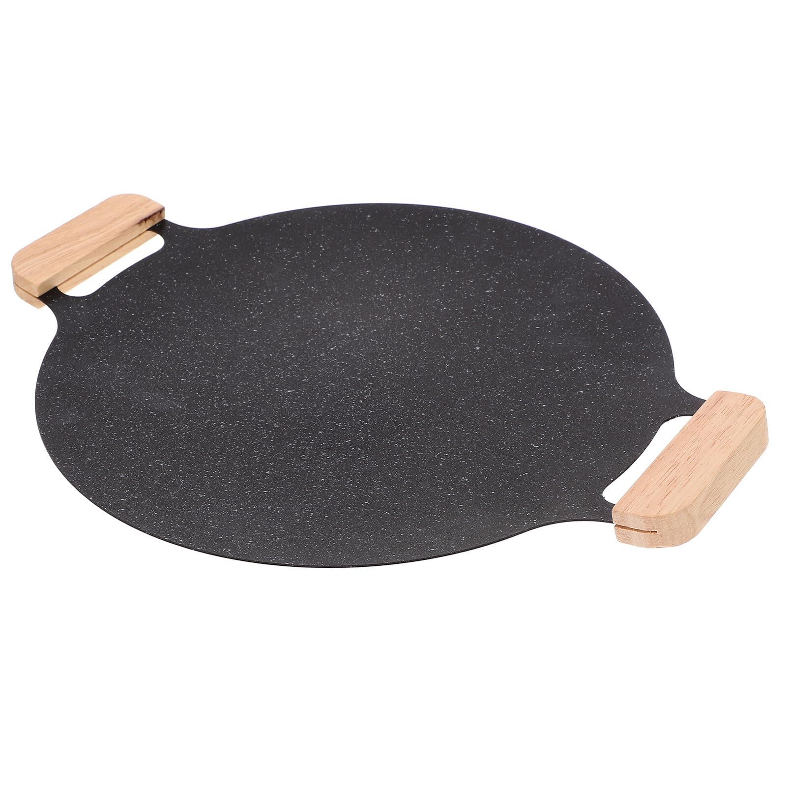 Poêle à griller à chauffage uniforme TOYANDONA en métal noir avec revêtement antiadhésif