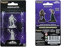 Vista 3 de Pathfinder Deep Cuts Miniaturas sin pintar: Wave 3: Merchants (Chica sirviente/comerciante)